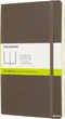 Записная книга Moleskine Classic 13 х 21 см 192 страниц без линовки, мягкая обложка Коричневый (8058341715536) - изображение 1
