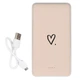 Power Bank ZIZ 10000 mAh Сердечко — Повербанк, УМБ, Портативная зарядка (45090) - изображение 2