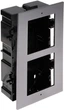 Wpuszczana ramka montażowa Hikvision na 2 moduły DS-KD-ACF2/Plastic (6954273691561) - obraz 1