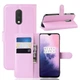 Чехол-книжка Litchie Wallet для OnePlus 7 Pink - изображение 1