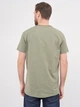 Футболка длинная мужская Tommy Hilfiger 10209.2 S Хаки - изображение 2
