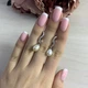 Серебряные серьги с натуральным жемчугом 11ct (2035527) - изображение 2