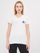Футболка хлопковая женская Tommy Hilfiger 10199.2 XS Белая - изображение 1