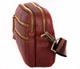 Мужская кожаная сумка Dovhani BL30118 Рыжая - изображение 4
