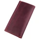 Кошелек женский кожаный Grande Pelle leather-11217 Бордовый - изображение 2