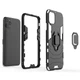 Чехол Ring case для Apple Iphone 11 Pro Max бронированный бампер с кольцом черный - изображение 6