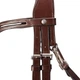 Уздечка для верховой езды Fouganza 580 Glossy размер лошади CS Коричневая (2393556) - зображення 5