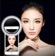 Світлодіодне селфи кільце Selfie Ring Light з USB зарядкою Чорний - зображення 1