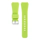 Силіконовий ремінець Watchbands для Samsung Gear S3 / Samsung Galaxy Watch 46mm Silver - зелений (WB001GREEN) - зображення 2