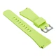 Силіконовий ремінець Watchbands для Samsung Gear S3 / Samsung Galaxy Watch 46mm Silver - зелений (WB001GREEN) - зображення 3