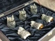Стопки с головами животных перевертыши "Рысь" 6 шт подарок военному на любой праздник 480032 - изображение 5