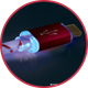 Кабель Defender USB08-03LT USB2.0 LED AM - MicroBM 1 м Червоний (87556) - зображення 4