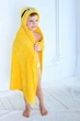 Дитячий рушник з капюшоном DREAM TOWELS МІНЬЙОН 76Х92 ЖОВТИЙ (DM-1003) - зображення 4
