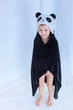 Детское полотенце с капюшоном DREAM TOWELS ПАНДА 76Х92 ЧЕРНЫЙ (DM-1007) - изображение 5