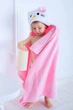 Дитячий рушник з капюшоном DREAM TOWELS HELLO KITTY 76Х92 РОЖЕВИЙ (DM-1010) - зображення 5