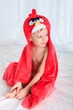 Детское полотенце с капюшоном DREAM TOWELS ANGRY BIRD 76Х92 КРАСНЫЙ (DM-1004) - изображение 3