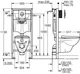 Инсталляция GROHE Rapid SL 38750001/38721001 + подвесной унитаз GROHE Solido Perfect c сиденьем Soft Close (39192000) - изображение 2