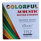 Струны акустической гитары цветные Civin CA90С SL Phosphor Bronze Super Light Color (American Imported) 11/52 - изображение 3
