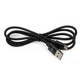 Дата кабель USB 2.0 AM to Micro 5P 1m nylon black Vinga (VCPDCMNB1BK) - изображение 3