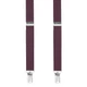 Подтяжки Bow Tie House длинные бордовые узкие Y2 09995L - изображение 3