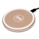 Бездротове зарядний пристрій OMG Qi Fast Wireless Charging Pad Gold - зображення 1