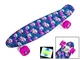Скейт Penny Board 22" Print "Орхідея" на LED колесах - зображення 2