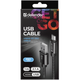 Дата кабель USB 2.0 AM to Micro 5P 1.0m USB08-03T PRO black Defender (87802) - изображение 4