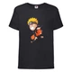 Футболка детская Наруто 029 (Naruto) черная (NAR blc 029) 140 см - изображение 1