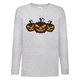 Лонгслив реглан Хелловин 0002 (Halloween) серый (HAL gr 0002) 104 см - изображение 1