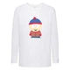 Лонгслив реглан Южный Парк 002 (South park) белый (SPA wh 002) 128 см - изображение 1