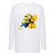 Лонгслив реглан Міньйони 4 (Minions) білий (MS wh 004) 104 см - зображення 1