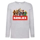 Лонгслив реглан Роблокс 4 (Roblox) серый (RBL gr 04) 152 см - изображение 1