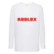 Лонгслив реглан Роблокс (Roblox) белый (RBL wh 01) 128 см - изображение 1