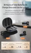 Беспроводные Bluetooth наушники Baseus Encok TWS W05 с функцией беспроводной зарядки Qi Черный - изображение 14