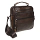 Мужская кожаная сумка на плечо Borsa Leather натуральная кожа коричневая 54461 - изображение 1