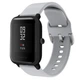Ремешок для Amazfit BIP | Bip Lite | Bip U / Pro/ Mini | GTS | GTS 2 /3 | Gtr 42mm силиконовый 20мм Серый BeWatch (1012304) - изображение 2