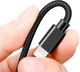 Kabel Lightning Baseus Cafule - USB 2,0 m 1,5 A Czarny (CALKLF-CG1) - obraz 3