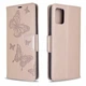 Чехол-книжка с рисунком UniCase Butterfly Pattern для Samsung Galaxy A71 (A715) - Rose Gold - изображение 4