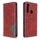 Чехол-книжка с кармашками UniCase Geometric Pattern для Xiaomi Redmi Note 8T - Red - изображение 4
