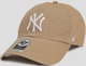 Кепка мужская 47Brand New York Yankees B-RGW17GWS-KHA Бежевая (191119154675) - изображение 2