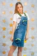Сарафан A-yugi Jeans 158 см Синий (2125000705422) - изображение 4