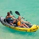Байдарка Intex 68307 Explorer K2 с веслами и насосом 312 х 91 см двухместная надувная каяк - изображение 5