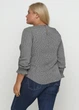 Блуза H&M 38 чорно білий 6752038 - зображення 3
