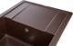 Кухонная мойка гранит GRANADO Alicante Marron GR2406 + сифон одинарный для кухонной мойки Nova с эксцентриком - изображение 3