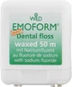 Зубний флос Dr. Wild Emoform вощений з фторидом натрію і м'ятою 50 м (7611841138604) - зображення 1