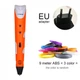 3D-ручка MYRIWELL RP100A Orange + 9 метров ABS пластика и Трафареты - изображение 11