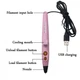 3D-ручка MYRIWELL 4 RP200A Pink (PCL) + 9 метров PCL пластика и Трафареты - изображение 4