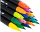 Фломастери-пензлики Maxi Real Brush 12 кольорів (MX15232) - зображення 3