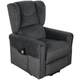 Підйомне крісло з двома моторами (грифельно-сіре) OSD-BERGERE TW04-1LD 110 х 82 х 76 - зображення 2