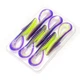 Съедобный силикон Angry Baits Твистер Mad Reaper 2.6" Acid Violet 6 шт - изображение 2